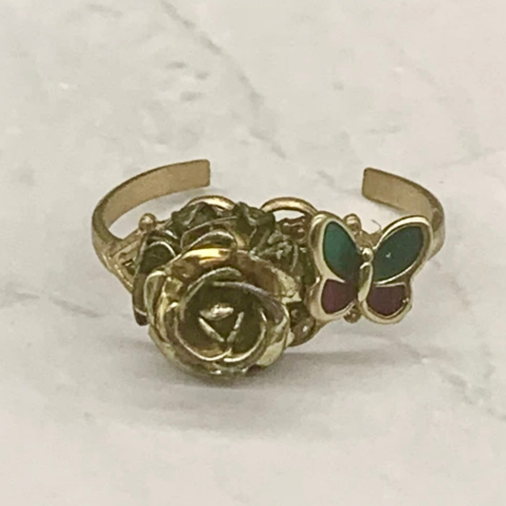 Gold Flower Rose Design Butterfly Bangle Doll Bracelet
• 18” Fashion Doll Jewelry
