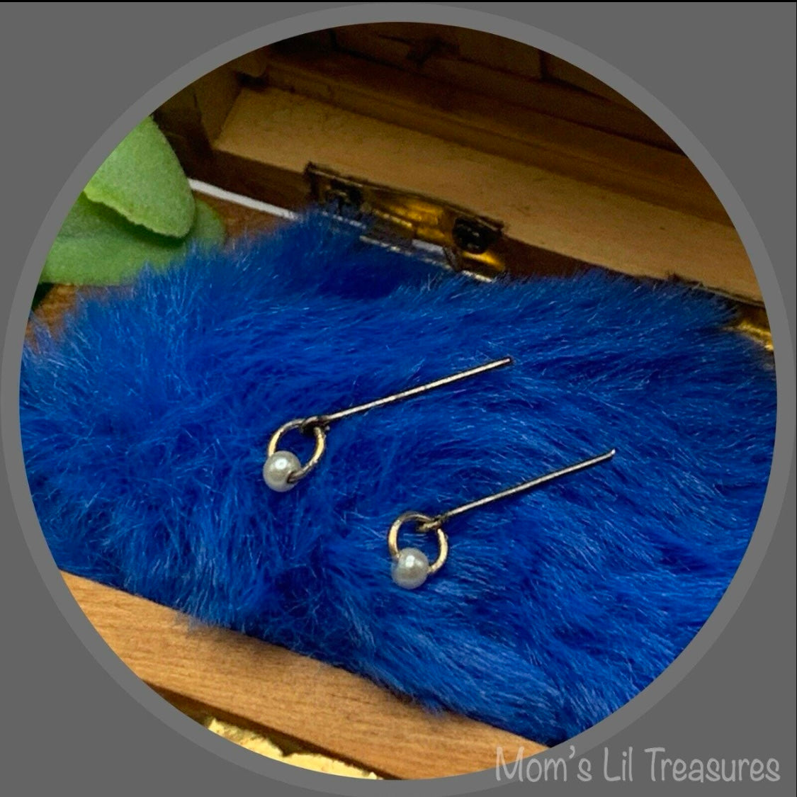 Pearl Circle Doll Earrings 1:6 Doll • 11-12” Fashion Doll Jewelry