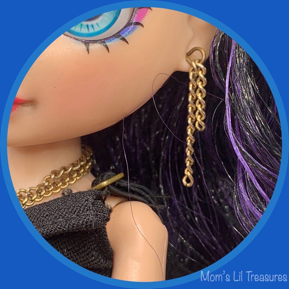 Dragon Charm Doll Necklace Earring Set for Rainbow High Doll • 10-12” Trend Fashion Doll Jewelry