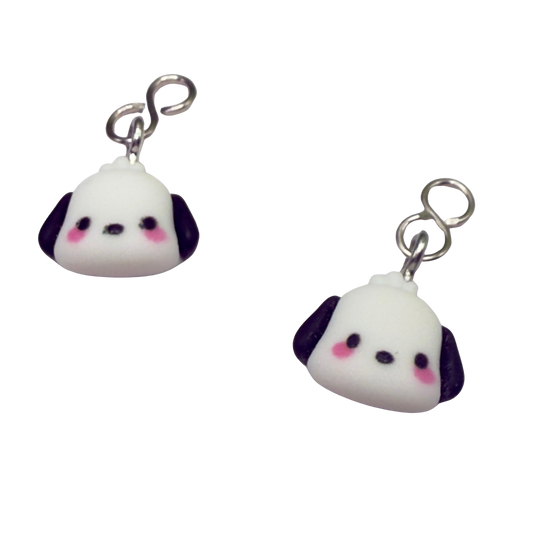 Kuromi Sanrio Dog Charm Doll Earring DANGLE ONLY • 18” Fashion Doll Jewelry