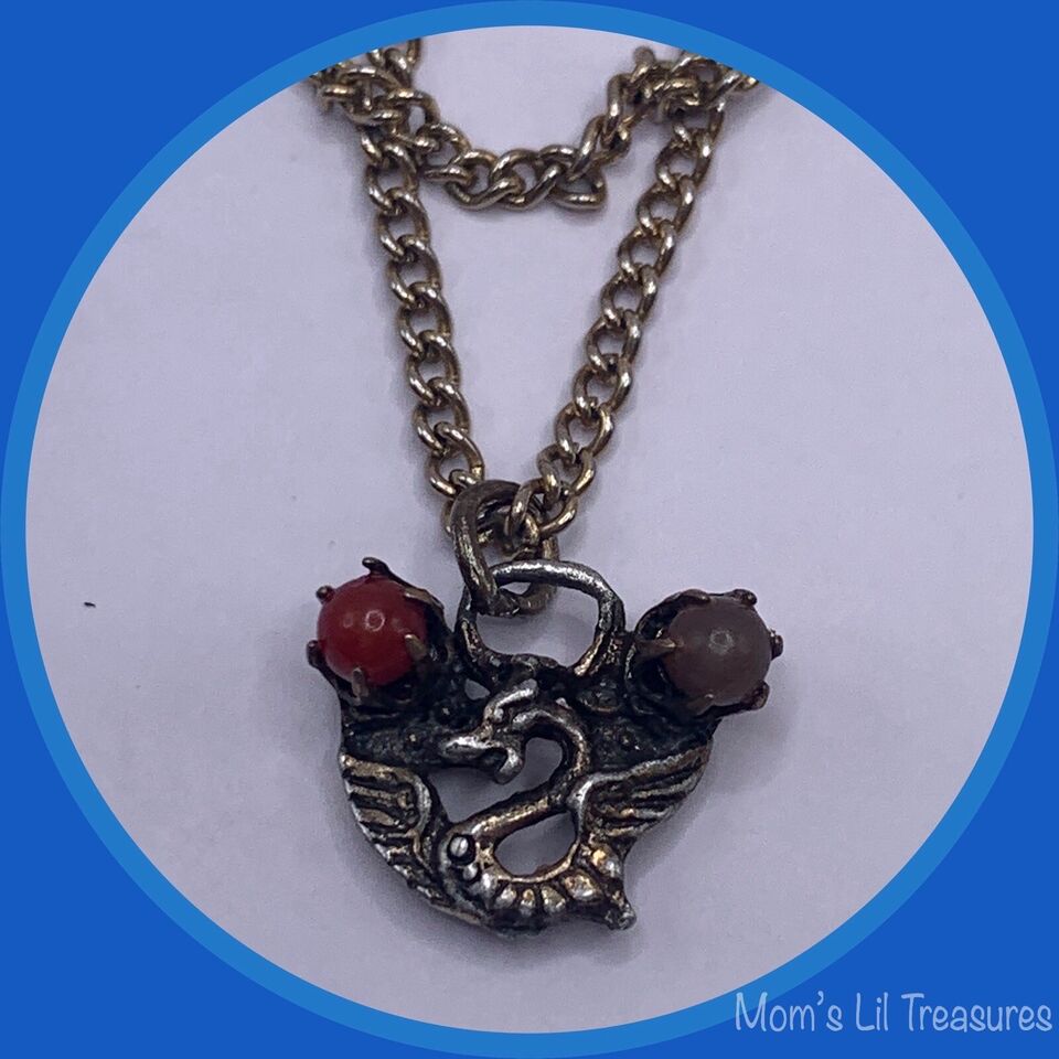 Dragon Charm Doll Necklace Earring Set for Rainbow High Doll • 10-12” Trend Fashion Doll Jewelry