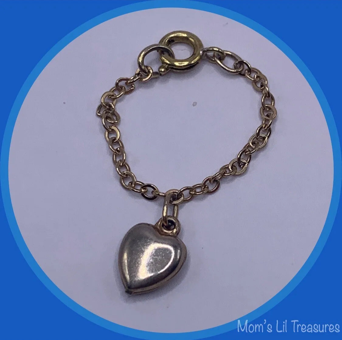 Gold Heart Charm Doll Necklace • 10-12” Doll Jewelry • for Rainbow High Bratz
