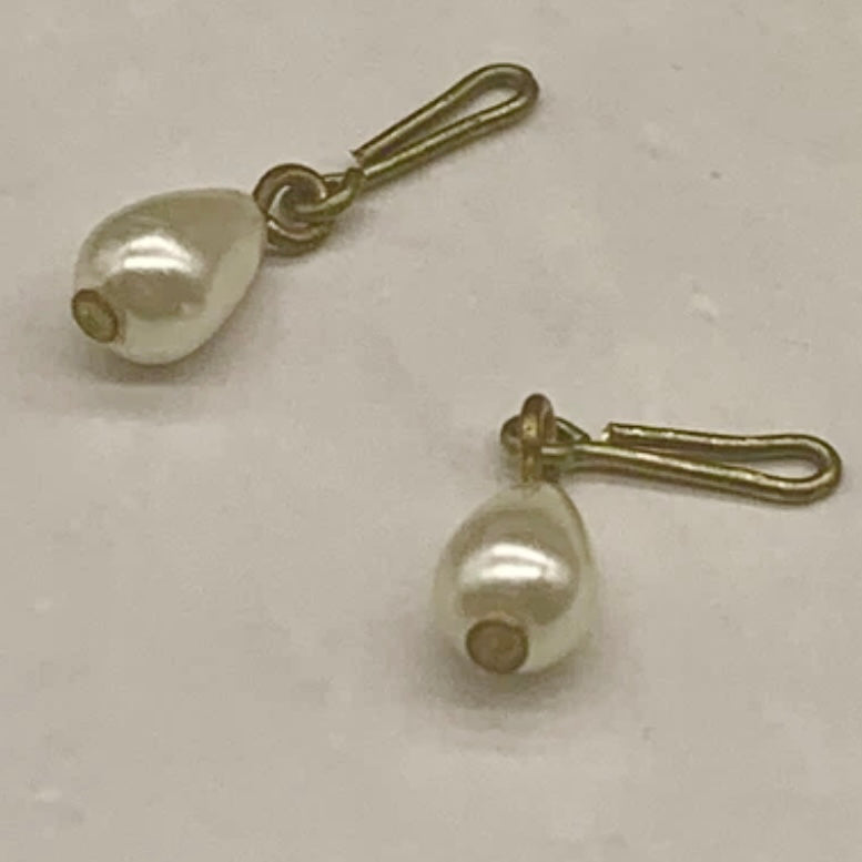 Teardrop Pearl Dangle Doll Earrings • 10-12” 1:6 Fashion Fashion Doll Jewelry