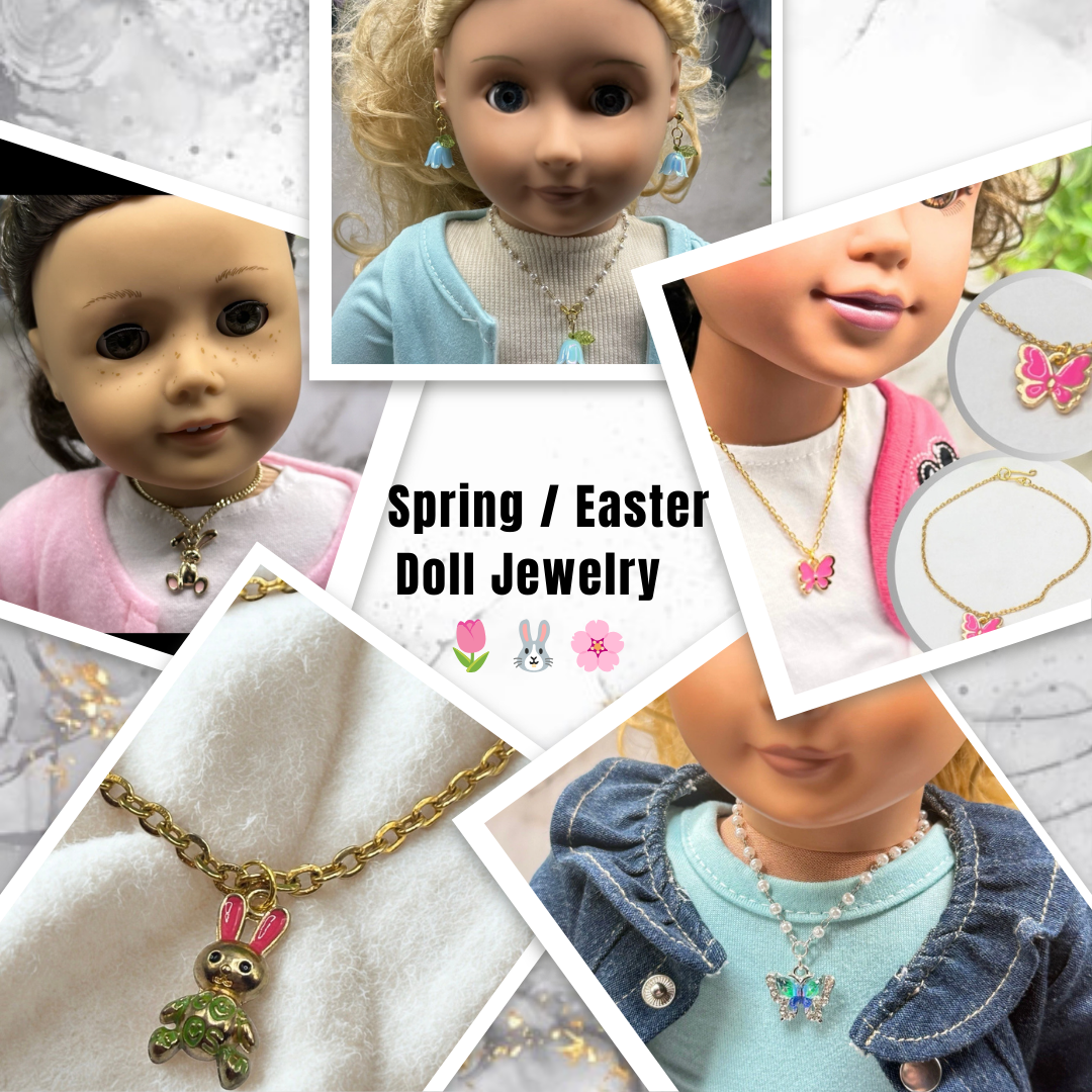 Easter / Spring Doll Jewelry 🐰 🌷