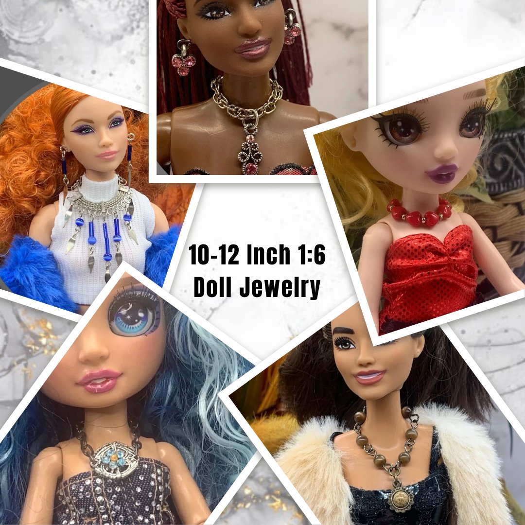 10-12 Inch 1:6 Doll Jewelry