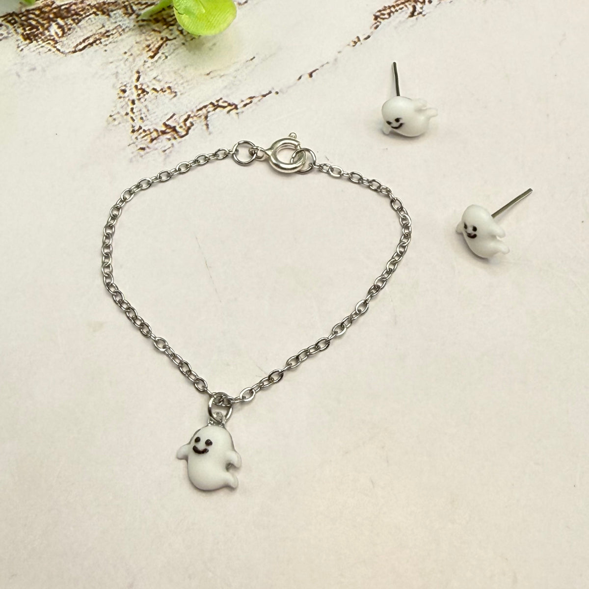 Ghost Doll Earrings and Necklace Set | for 14 Inch Fashion Doll • Wellie Wisher