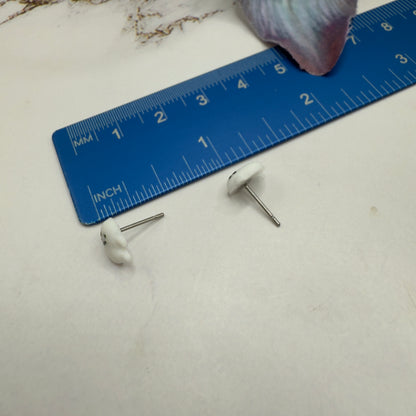 Ghost Halloween Post Doll Earrings • 18 Inch Fashion Doll Jewelry