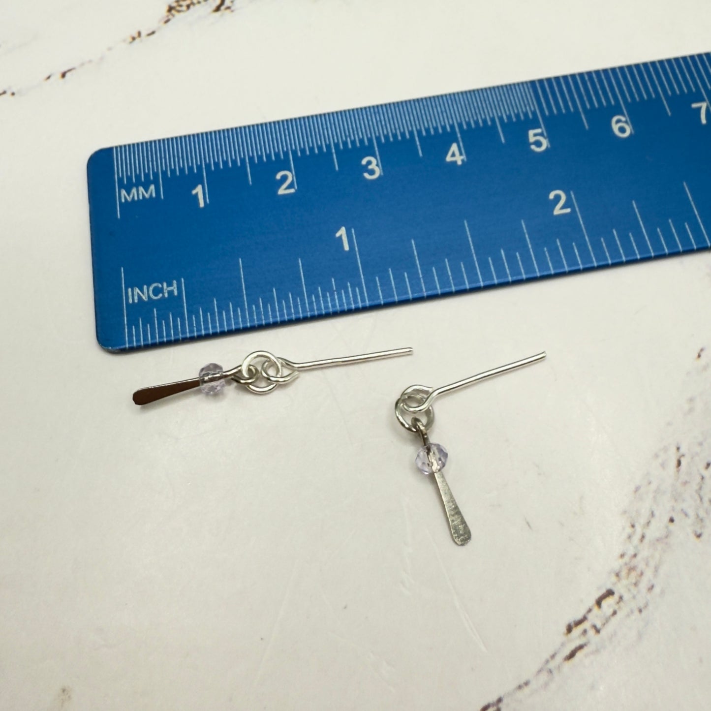 Silver & Clear Crystal Dangle Doll Necklace & Earrings • 16 Inch Fashion Doll Jewelry