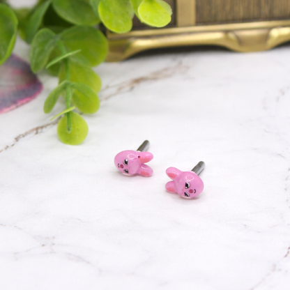 Pink Easter Bunny Post Doll Earrings • 2mm Post for 18 Inch Fashion Doll (Copy)