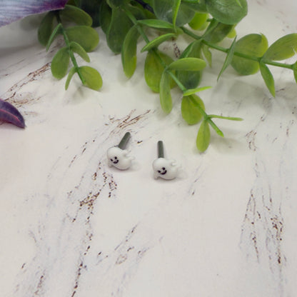 Ghost Halloween Post Doll Earrings •2mm Post fit 18 Inch Fashion Doll