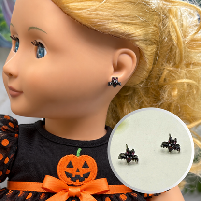 Bat Halloween Post Doll Earrings | for 18 Inch Fashion Dolls