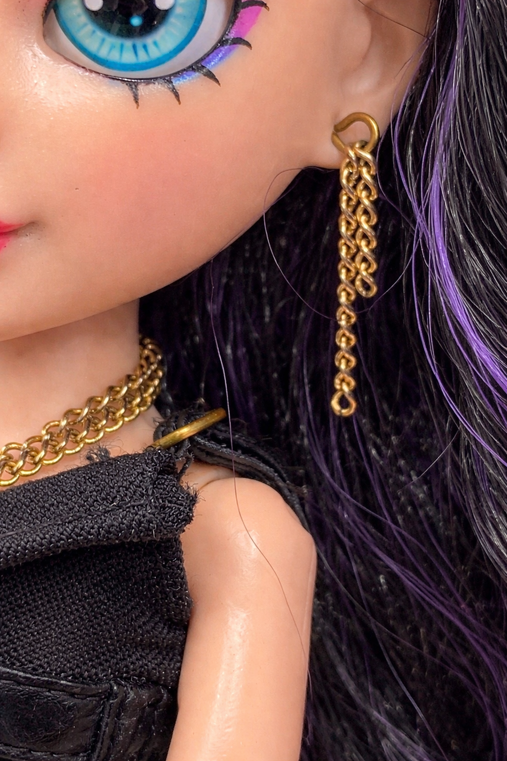 Dragon Charm Doll Necklace Earring Set for 10-12” Trend Fashion Doll Jewelry 1:6