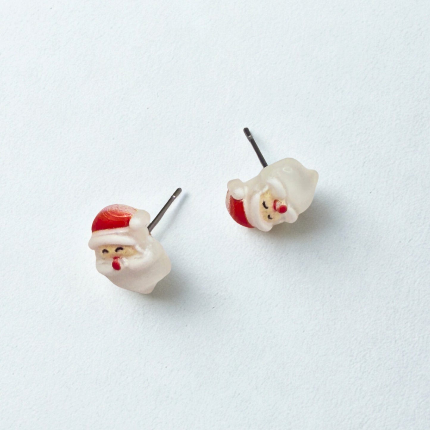 Santa Claus Christmas Post Doll Earrings • 18 Inch Fashion Doll Jewelry