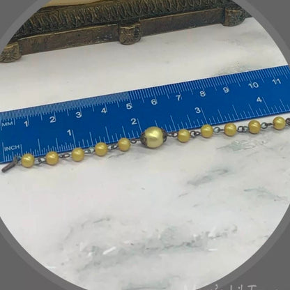 Light Yellow Pearl Necklace Earrings Set • 16” Fashion Doll Jewelry