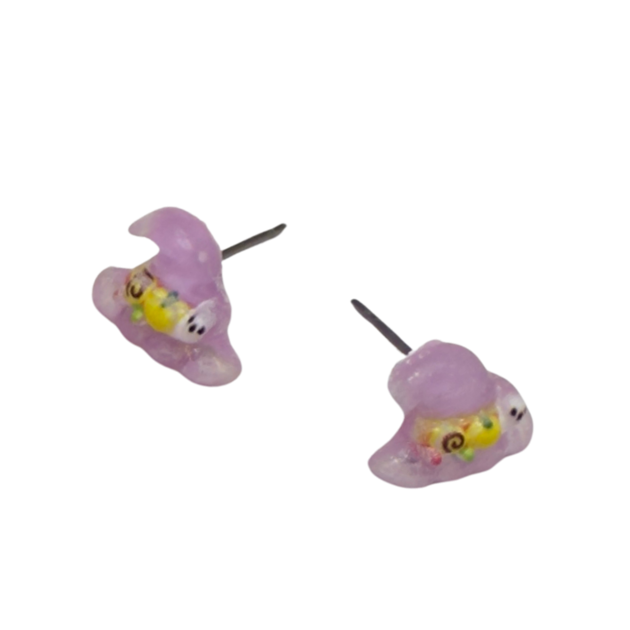 Purple Witch Hat Halloween Post Doll Earrings• 18 Inch Fashion Doll Jewelry