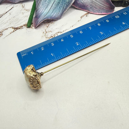 ✨ Handmade Vintage-Inspired Hatpin | Stick Pin | Hat Accessory | Sweater & Hijab Pin | Decorative Jewelry Gift for Her ✨

Set of 4 Stick Pins: Faux Pearl Multi Shape Gold Tone Filigree Ornate Design
