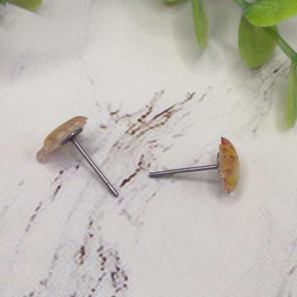 Fall Autumn Leaves Leaf Post Doll Earrings  • 18 Inch Fashion Doll Jewelry