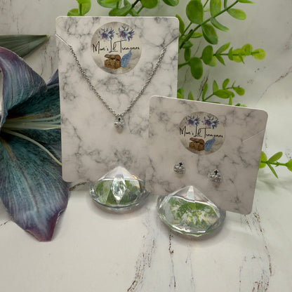 Mummy Halloween Doll Necklace and Earrings Set • 14 Inch Doll Jewelry