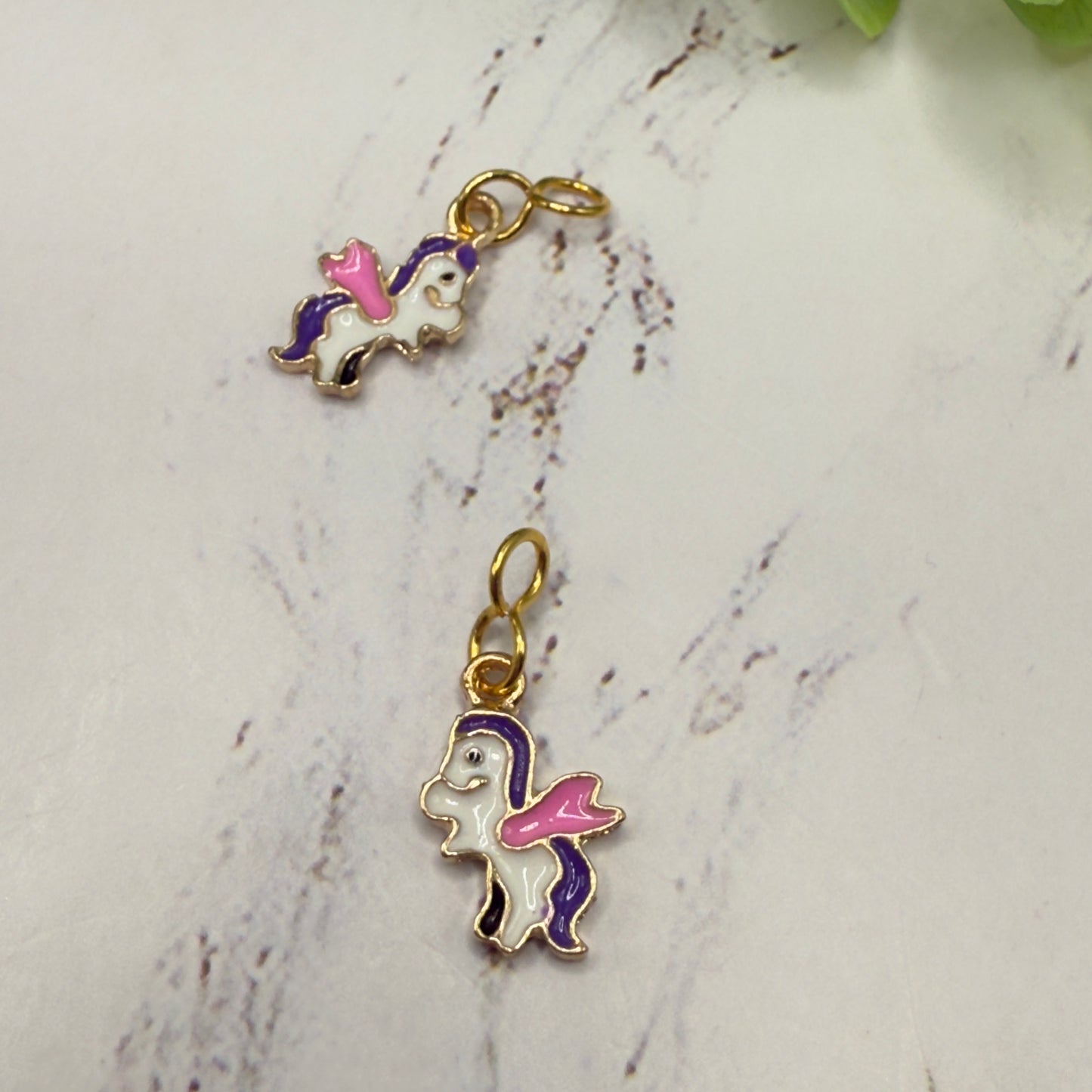 Unicorn Charm Doll Earring DANGLE ONLY •  Fits 2mm Post Earrings • 18” Fashion Doll Jewelry