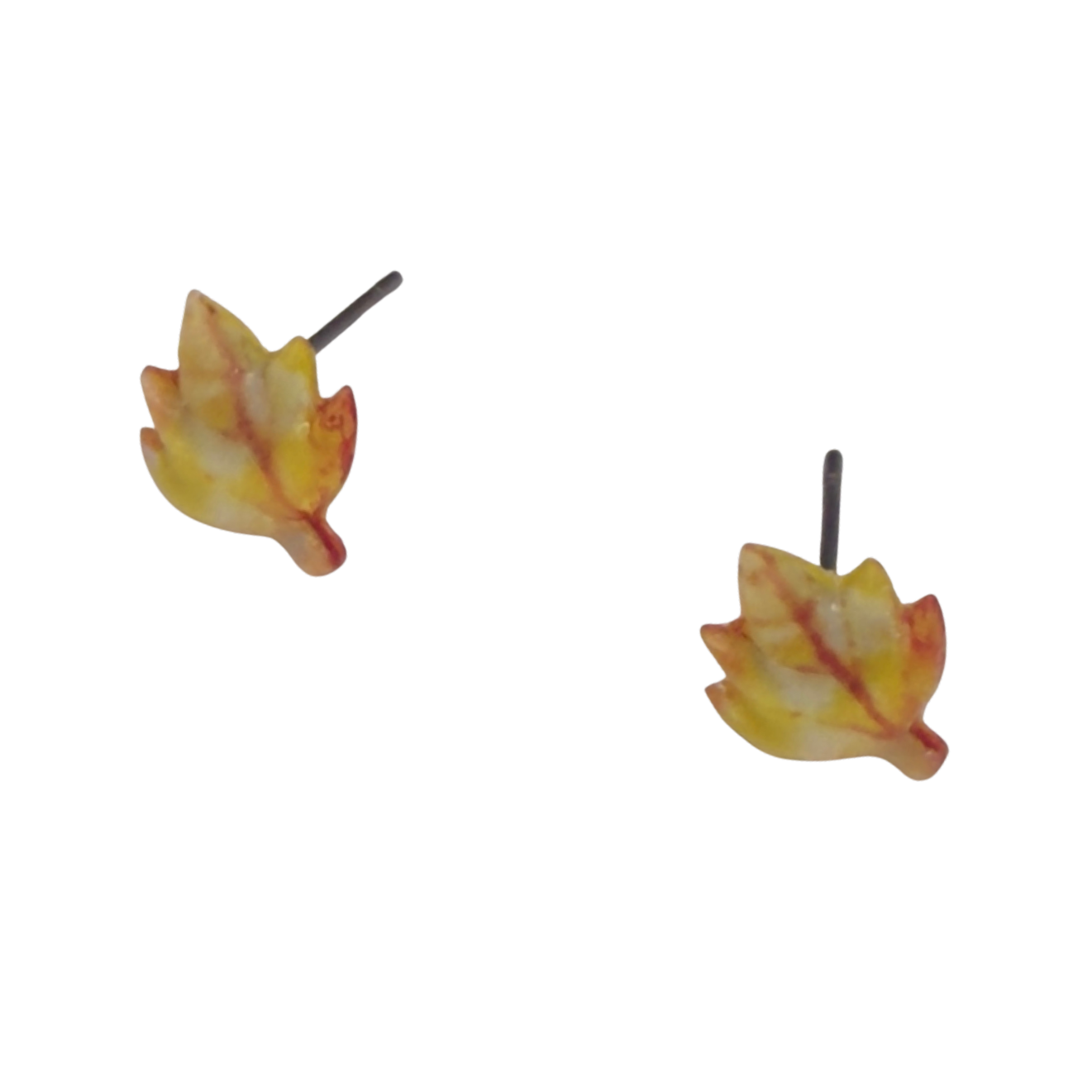 Fall Autumn Leaves Leaf Post Doll Earrings  • 18 Inch Fashion Doll Jewelry
