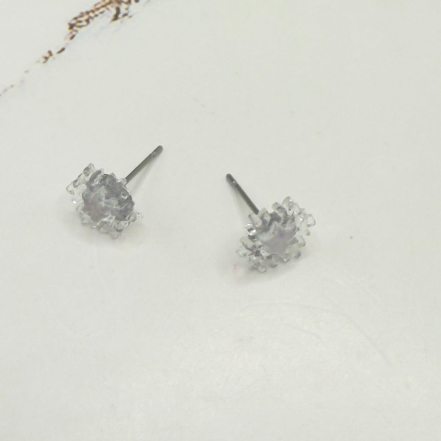 Sparkly Snowflake Post Doll Earrings • 18 Inch Fashion Doll Jewelry