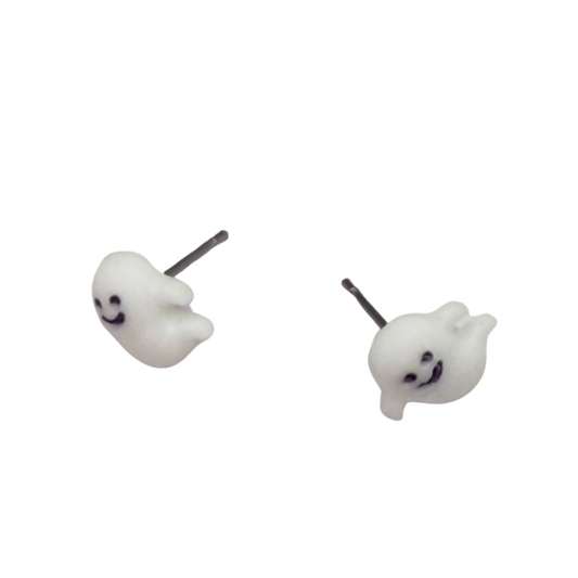 Ghost Halloween Post Doll Earrings • 18 Inch Fashion Doll Jewelry