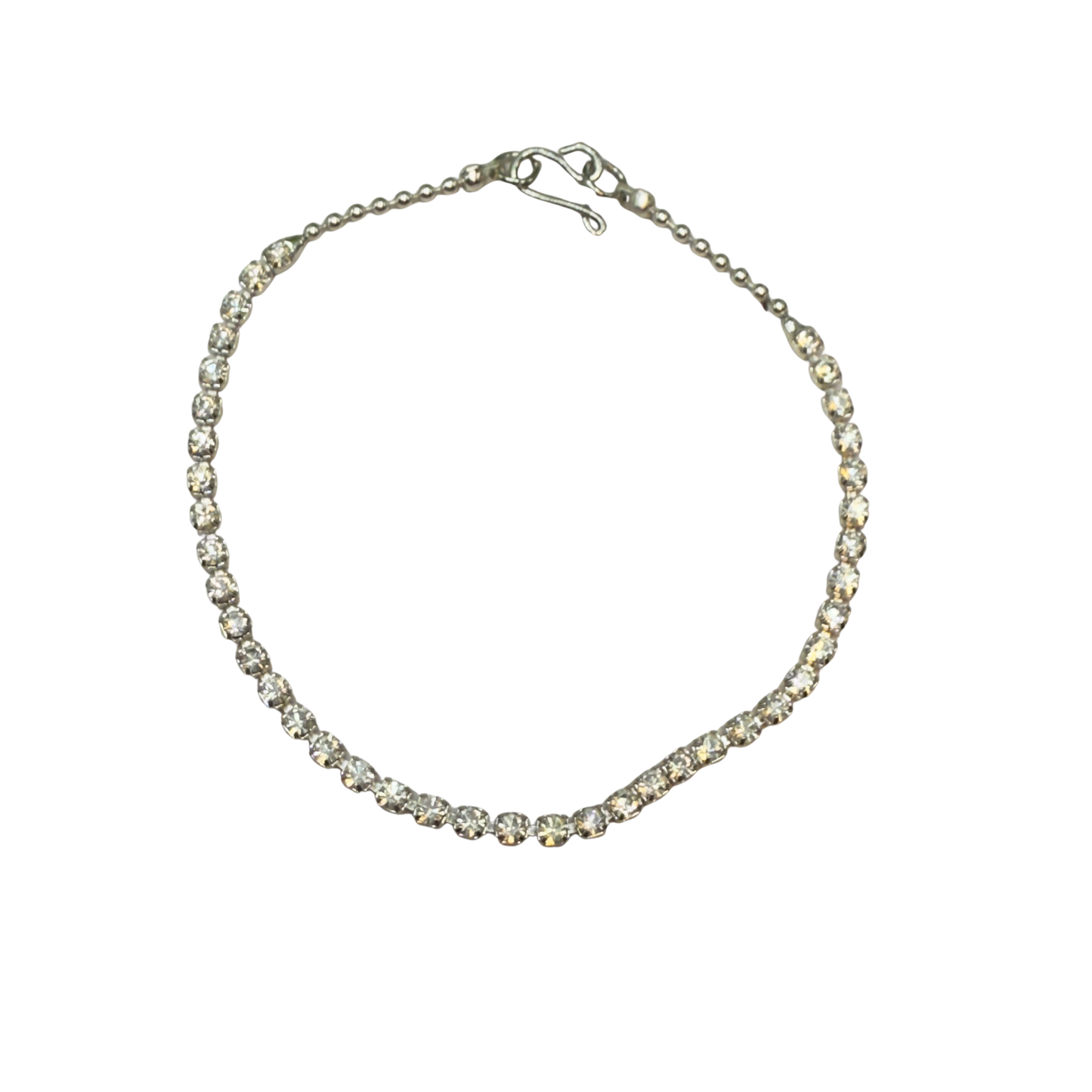 Clear Rhinestone Cup Chain Doll Necklace • 18 Inch Fashion Doll Jewelry