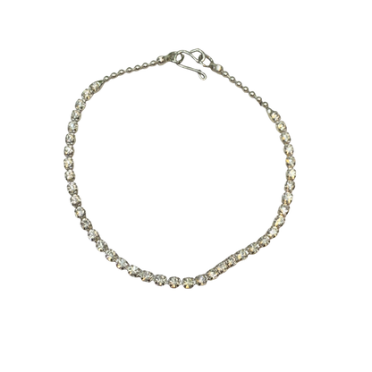 Clear Rhinestone Cup Chain Doll Necklace • 18 Inch Fashion Doll Jewelry