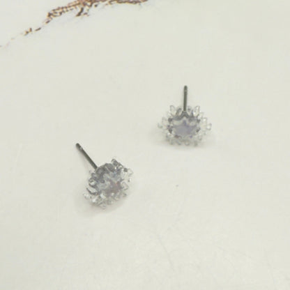 Sparkly Snowflake Post Doll Earrings • 18 Inch Fashion Doll Jewelry