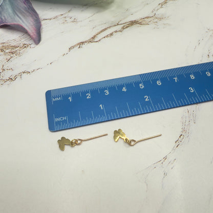 Butterfly Charm Gold Necklace Earrings Bracelet Set • 16 Inch Fashion Doll Jewelry