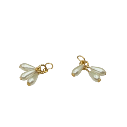Teardrop Pearl Drop Doll Earring DANGLE ONLY • 18 Inch Fashion Doll Jewelry
