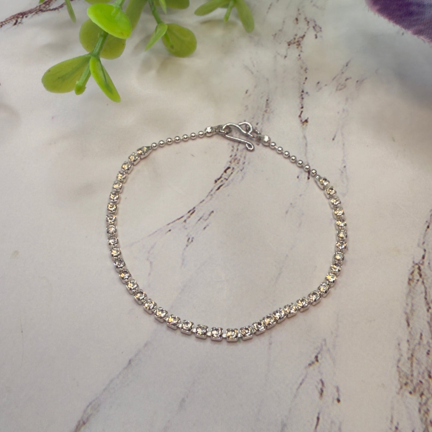 Clear Rhinestone Cup Chain Doll Necklace • 18 Inch Fashion Doll Jewelry