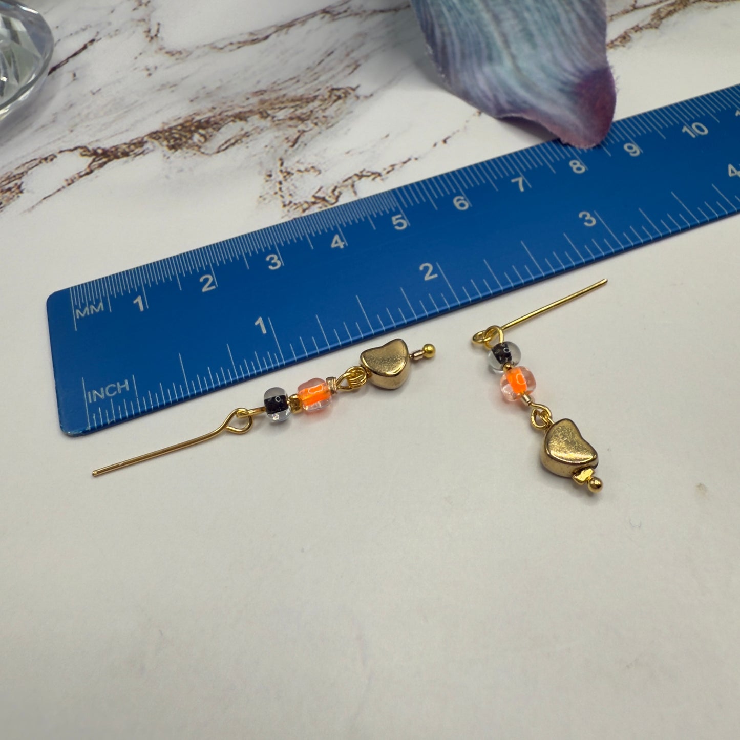 Halloween Boo Spider Web Frankenstein Acrylic Silicone Beaded Doll Necklace and Earrings Set • 18 Inch Fashion Doll Jewelry