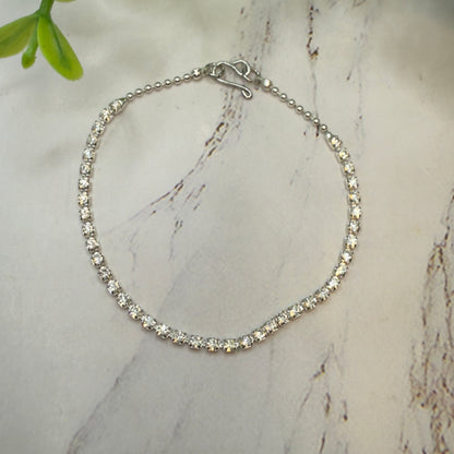 Clear Rhinestone Cup Chain Doll Necklace • 18 Inch Fashion Doll Jewelry