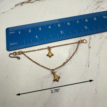 Victorian Style Double Pendant Chain Doll Necklace & Earrings • 16 Inch Fashion Doll Jewelry