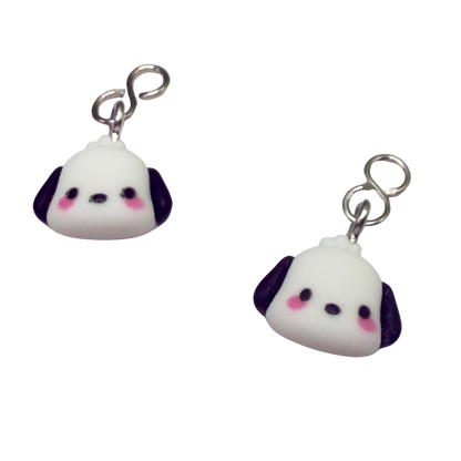 Kuromi Sanrio Dog Charm Doll Earring DANGLE ONLY • 18” Fashion Doll Jewelry