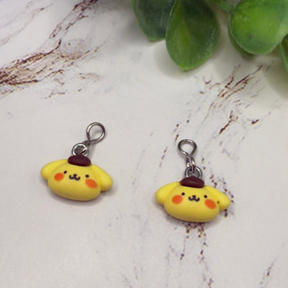 Pompompurin Sanrio Charm Doll Earring DANGLE ONLY • 18” Fashion Doll Jewelry
