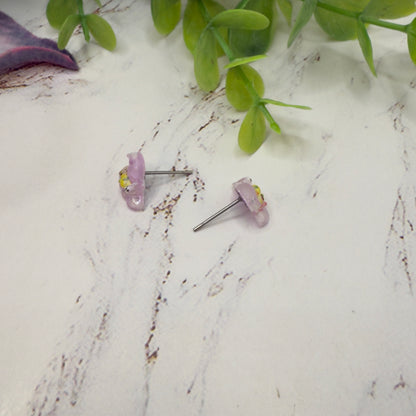 Purple Witch Hat Halloween Post Doll Earrings• 18 Inch Fashion Doll Jewelry