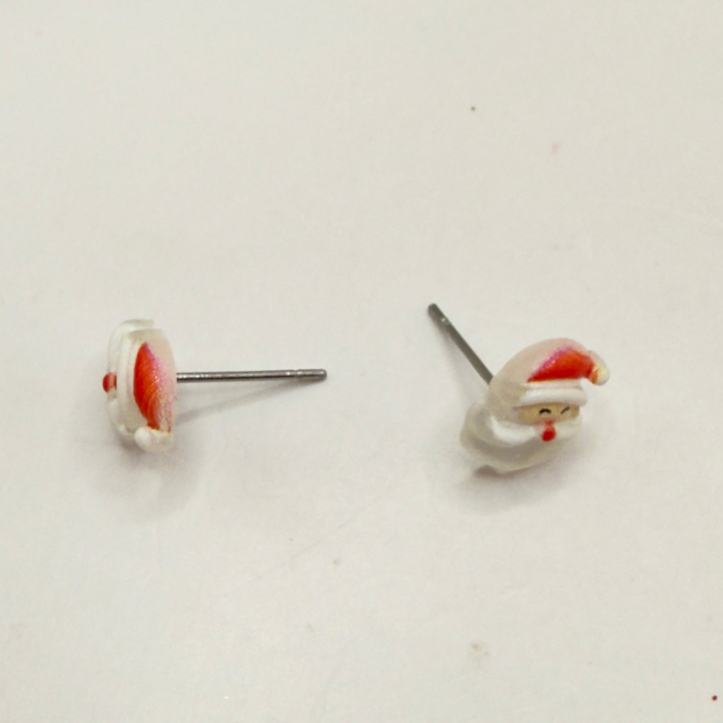 Santa Claus Christmas Post Doll Earrings • 18 Inch Fashion Doll Jewelry