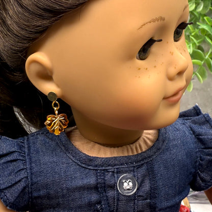 Autumn Fall Leaf Leaves Doll Earring DANGLE ONLY • 18” Fashion Doll Jewelry