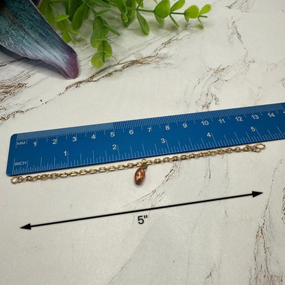 Brown Pearl Drop Gold Doll Necklace & Earrings • 14 Inch Fashion Doll Jewelry