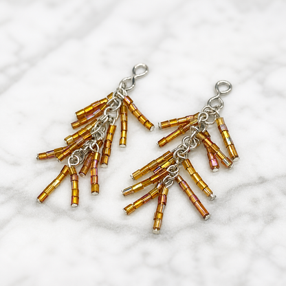 Yellow Amber Multi Dangle Doll Earrings DANGLE ONLY fits 18” American Girl Doll