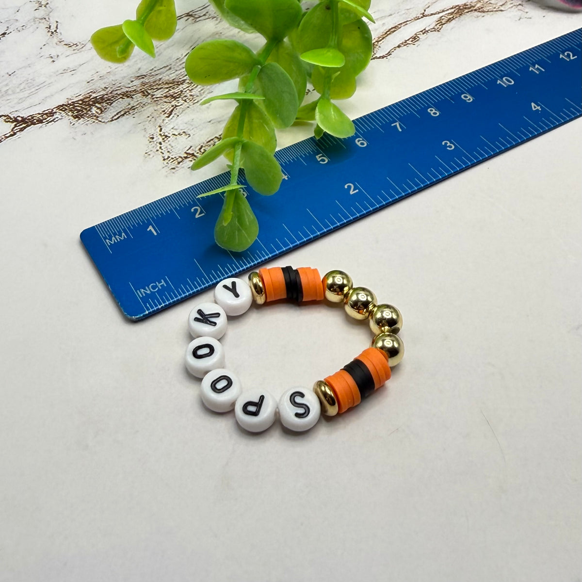 Spooky Halloween Beaded Stretch Bracelet | for 18 Inch Fashion Doll