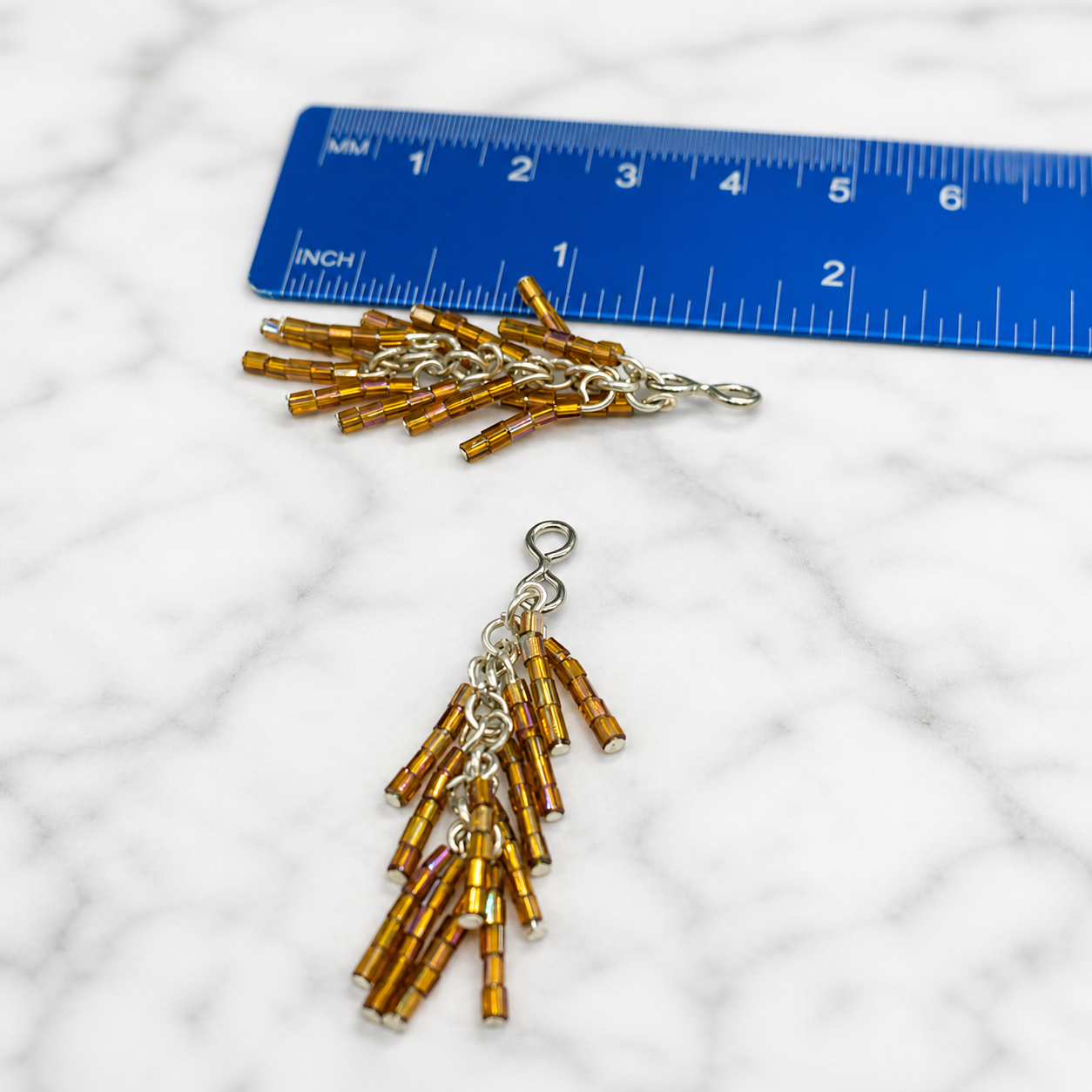 Yellow Amber Multi Dangle Doll Earrings DANGLE ONLY fits 18” American Girl Doll