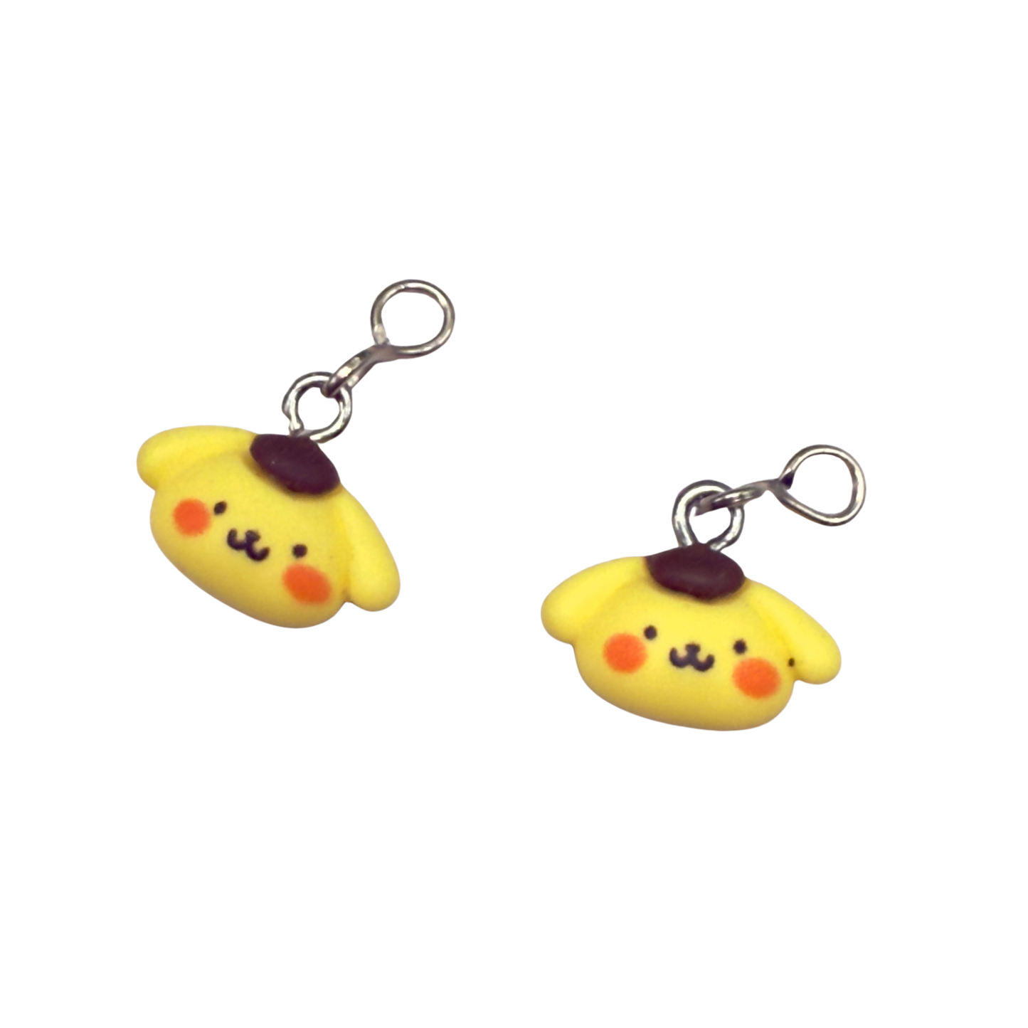 Pompompurin Sanrio Charm Doll Earring DANGLE ONLY • 18” Fashion Doll Jewelry