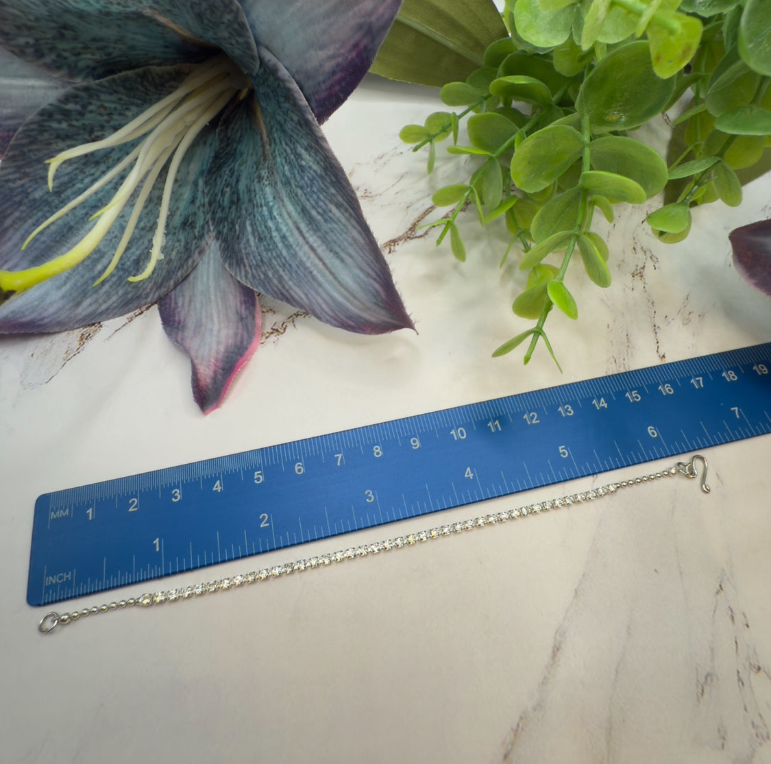 Clear Rhinestone Cup Chain Doll Necklace • 18 Inch Fashion Doll Jewelry