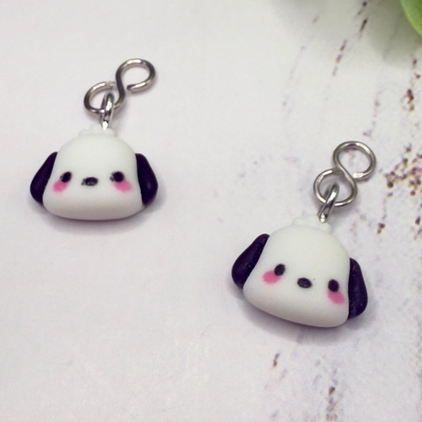Kuromi Sanrio Dog Charm Doll Earring DANGLE ONLY • 18” Fashion Doll Jewelry