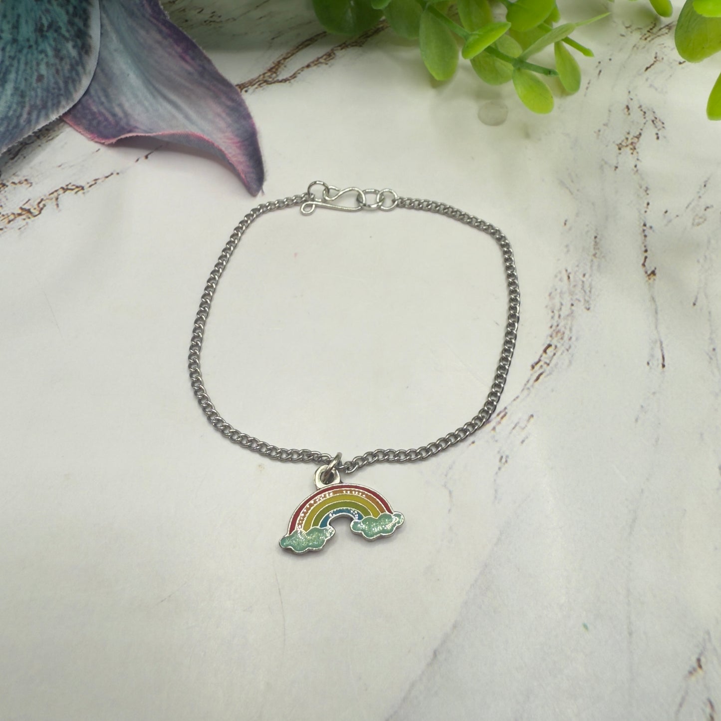 Rainbow Charm Doll Necklace • 18 Inch Fashion Doll Jewelry