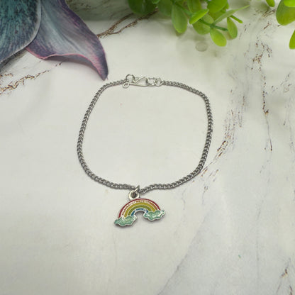 Rainbow Charm Doll Necklace • 18 Inch Fashion Doll Jewelry