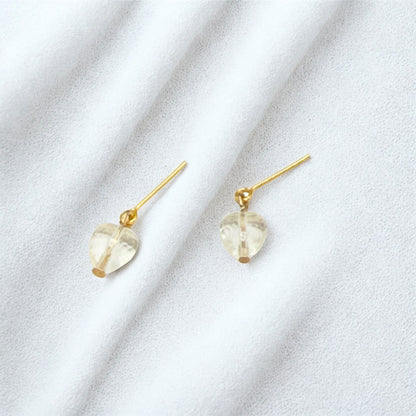Clear Acrylic Crystal Heart Doll Earrings • 18 Inch Fashion Doll Jewelry